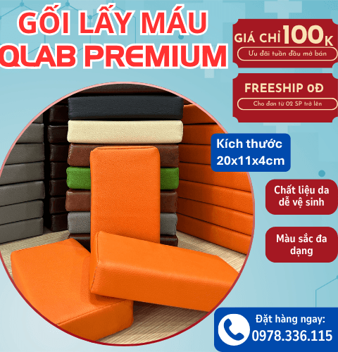 Alternative view of Gối kê tay lấy máu QLAB Premium